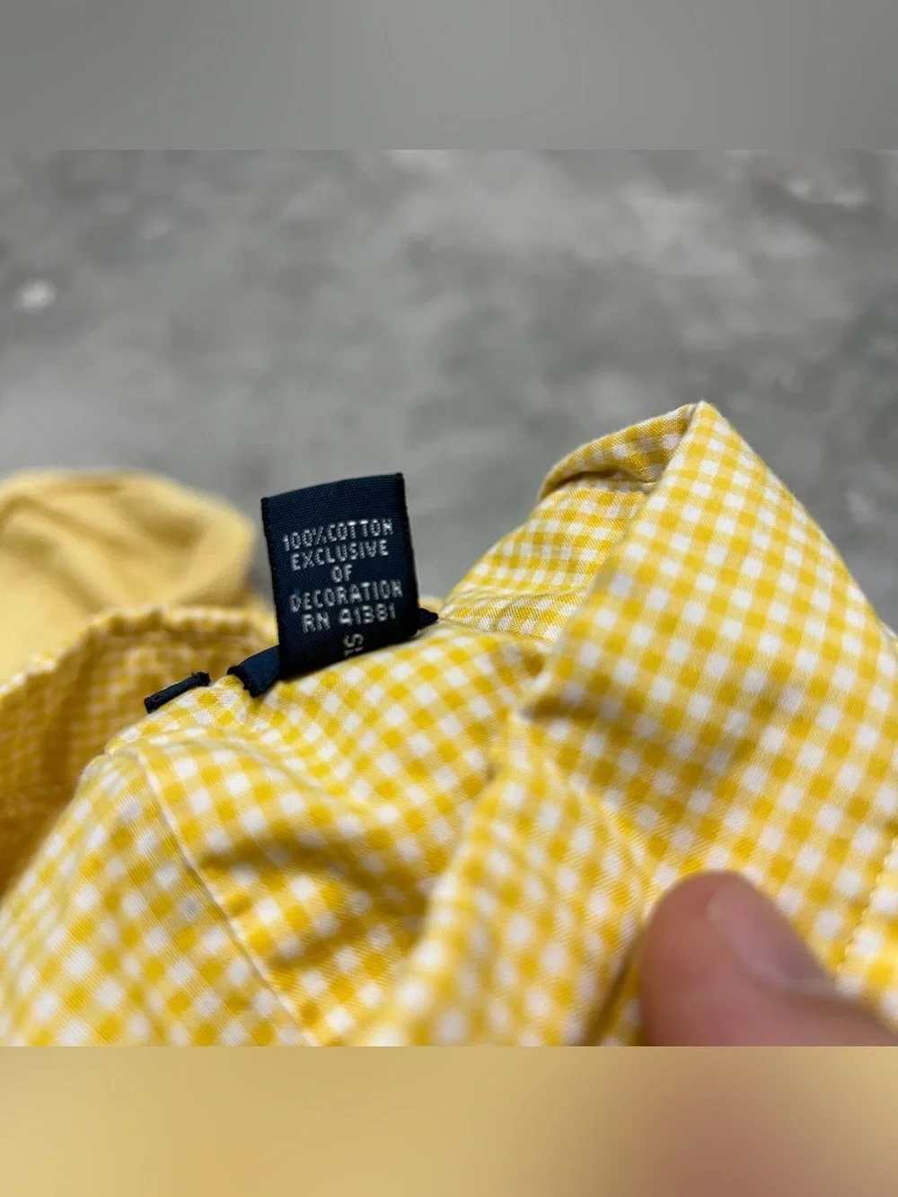 Ralph Lauren Men’s Button Up Shirt Short Sleeve Size XXL Yellow Plaid